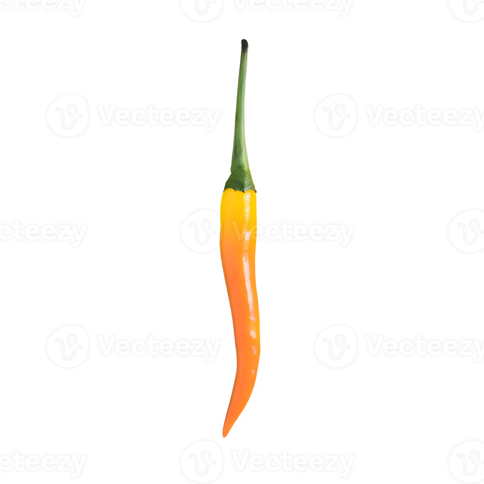 AI generated Fresh chilli isolated on transparent background png