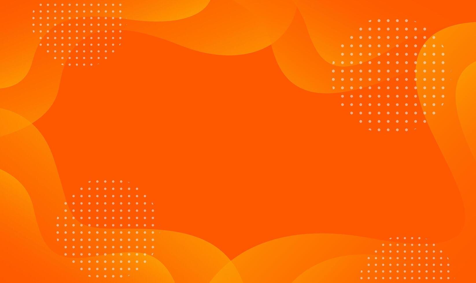 Simple abstract colorful orange background with fluid wavy shape. Suitable for businesses selling banners, events, templates, pages, and others vector