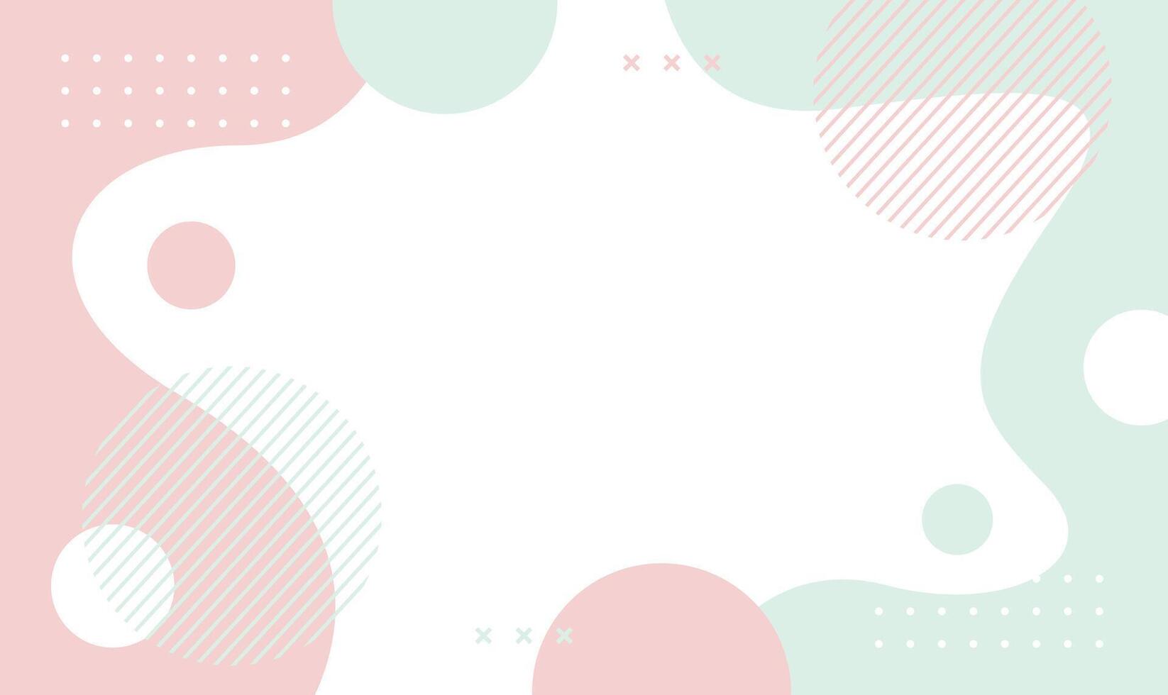 Minimalist abstract geometric background. Vector illustration backdrop in soft pastel color. Suitable for template designs, banners, covers, posters, cards, and others