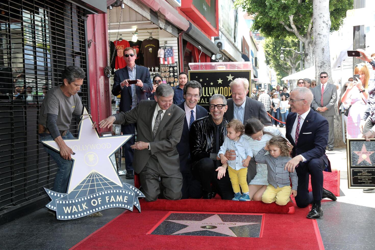 ceremony honoring Jeff Goldblum with a Star photo