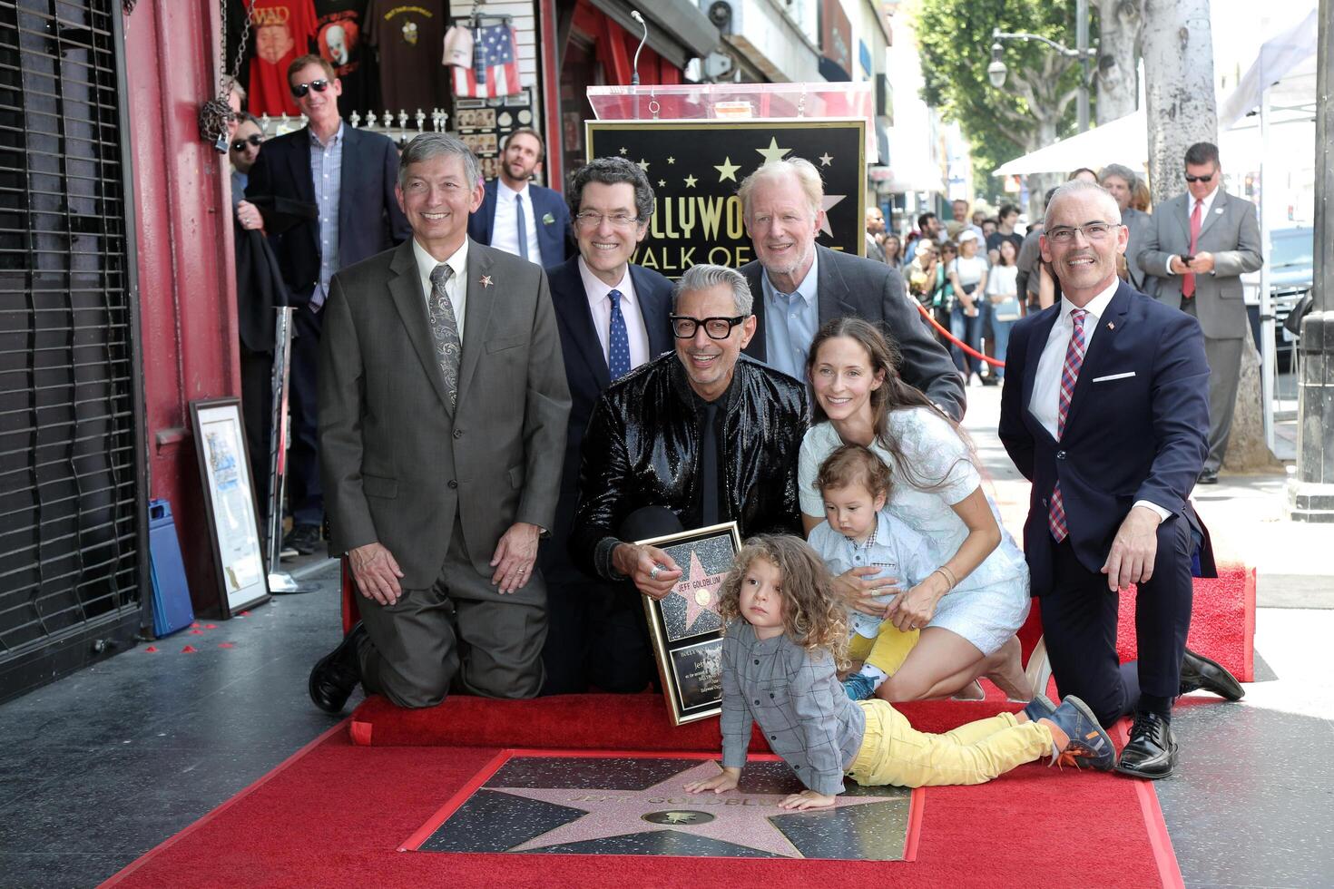 ceremony honoring Jeff Goldblum with a Star photo