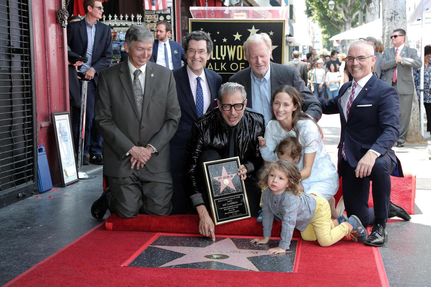 ceremony honoring Jeff Goldblum with a Star photo