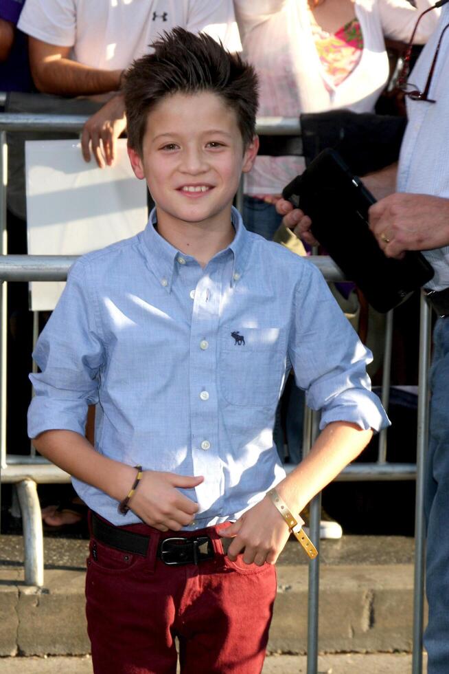 LOS ANGELES - AUG 6  Davis Cleveland arriving at the World Premiere of  The Odd Life of Timothy Green  at El Capitan Theater on August 6, 2012 in Los Angeles, CA photo