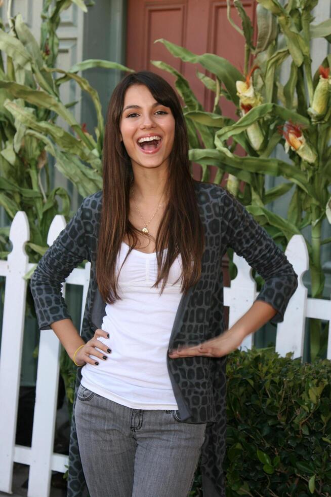 Victoria Justice arriving to the Camp Ronald McDonald Event on the backlot of Universal Studios, in Los Angeles, CA  on October 26, 2008 photo