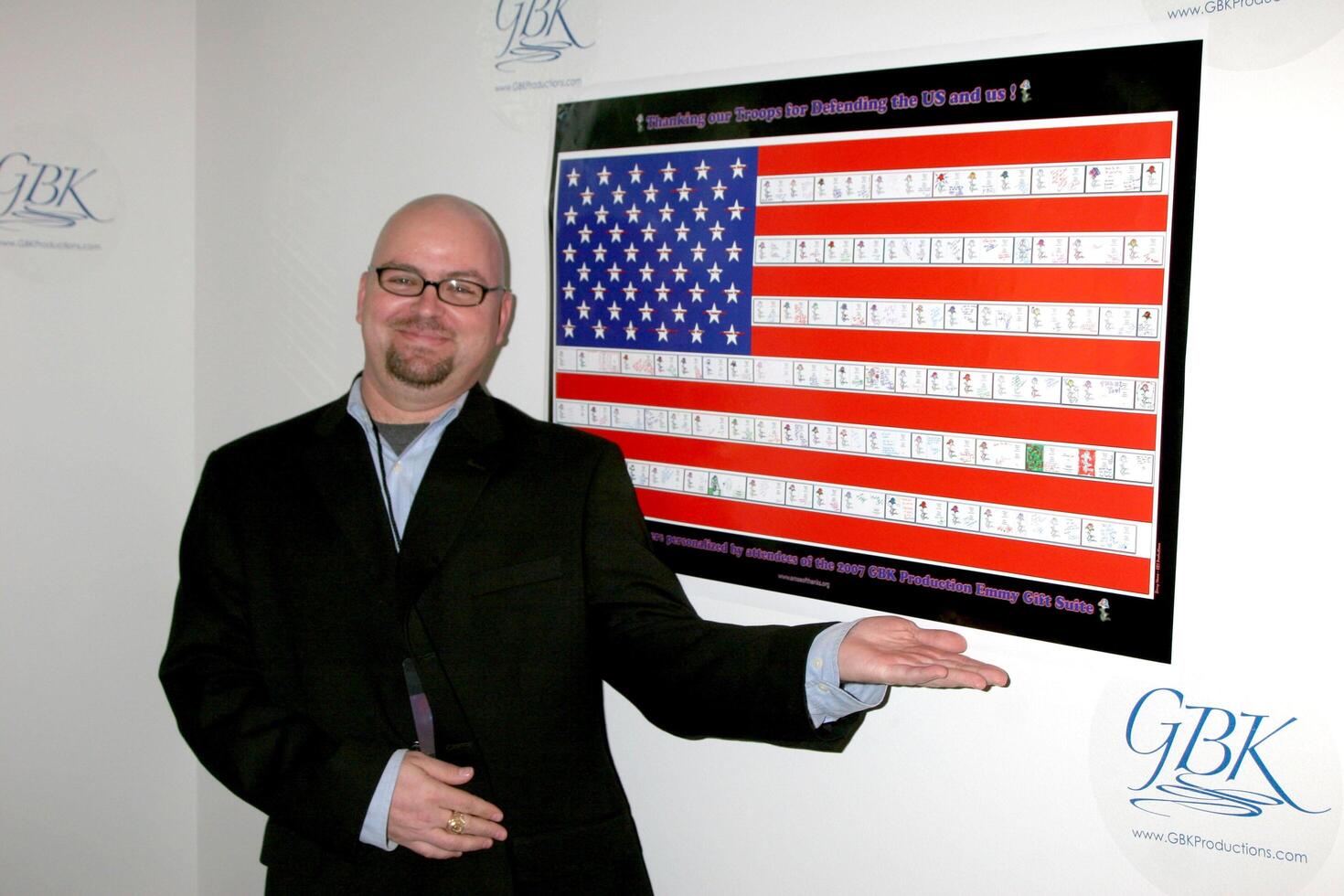 Rose of Thanks Flag GBK American Music Awards Gifting Suite 2007  The Standard Hotel Downtown  Los Angeles, CA November 16, 2007 photo
