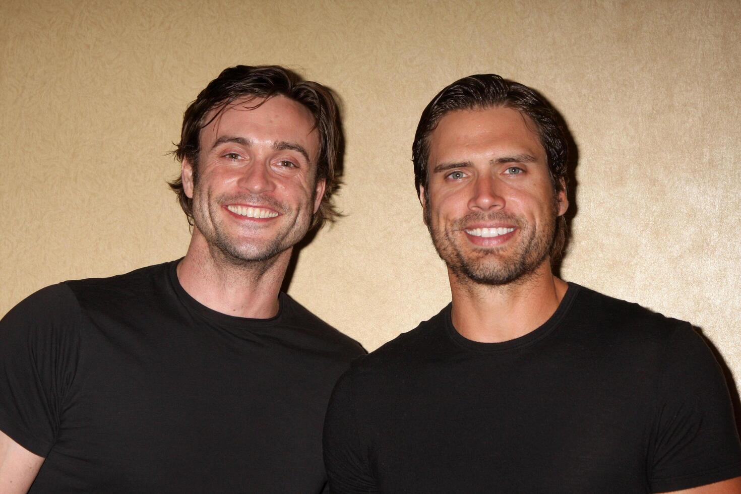 Daniel Goddard  Joshua Morrow  at the Goddard  Morrow Fan Event Saturday night   at the Sheraton Universal Hotel in  Los Angeles, CA on August 29, 2009 photo