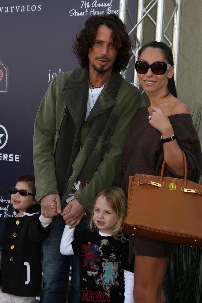 Chris Cornell  Family     arriving at the 7th Annual John Varvatos Stuart House Benefit at the John Varvatos Store in West Hollywood, CA  on March 8, 2009 photo