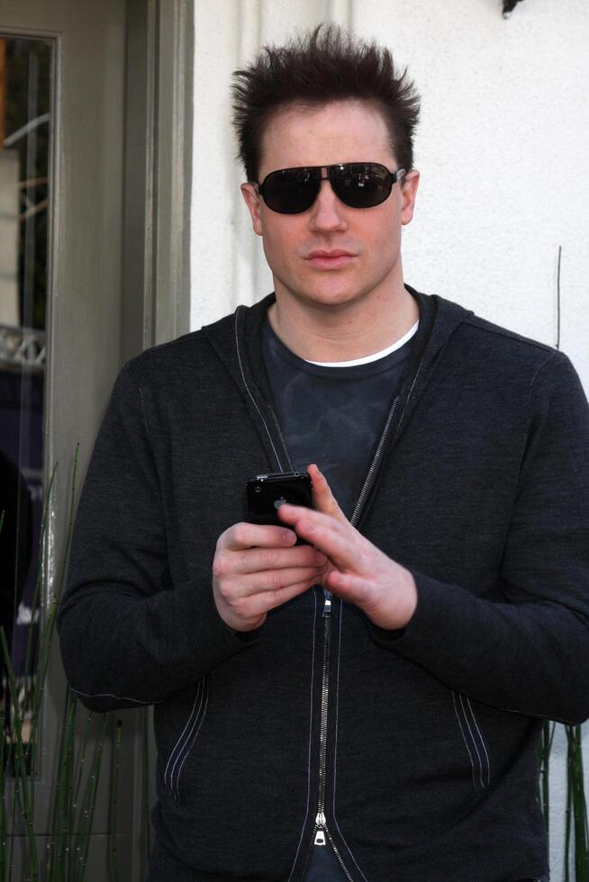 Brendan Fraser arriving at the 7th Annual John Varvatos Stuart House Benefit at the John Varvatos Store in West Hollywood, CA  on March 8, 2009 photo