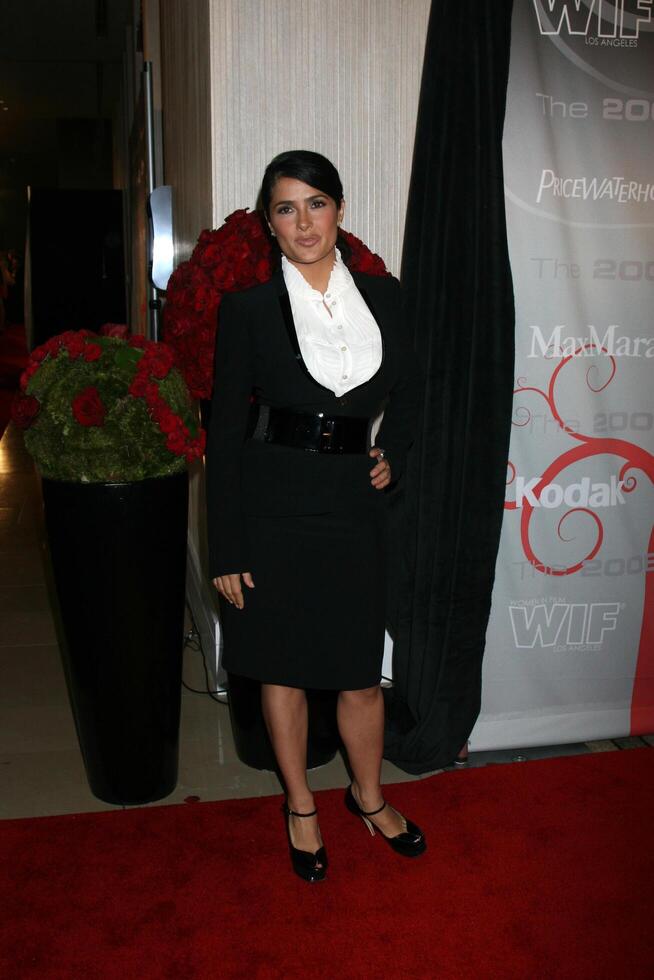 Salma Hayek  arriving at the 2008 Crystal  Lucy Awards at the Beverly Hilton Hotel in Beverly Hills, CA June 17, 2008 photo