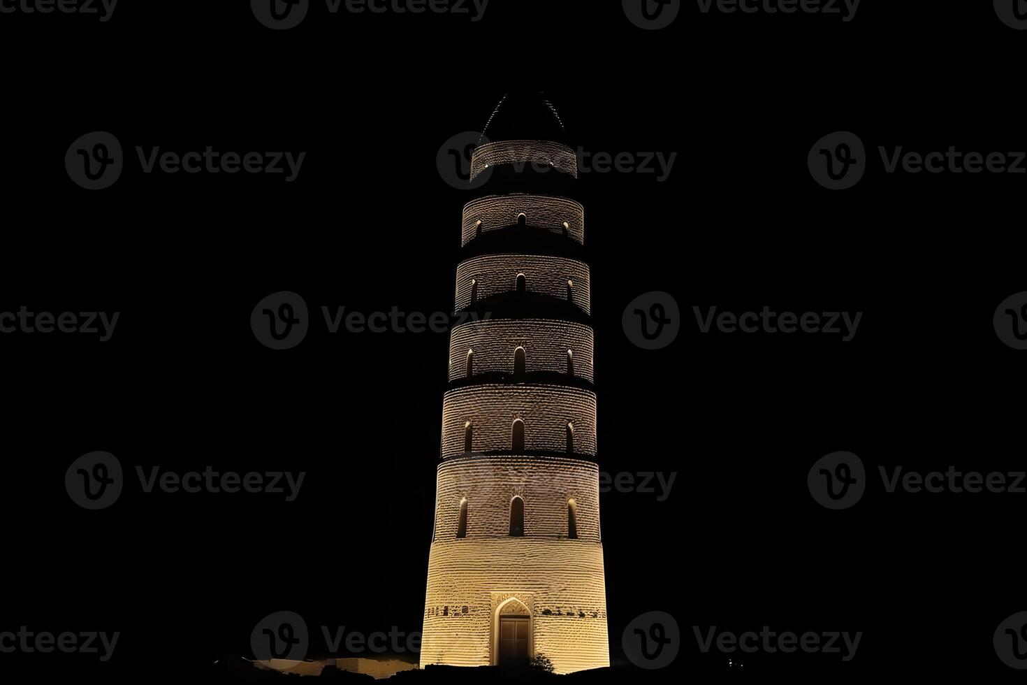 AI generated Mosque ramadan kareem, eid, islam, muslim, night, moon. Neural network AI generated photo