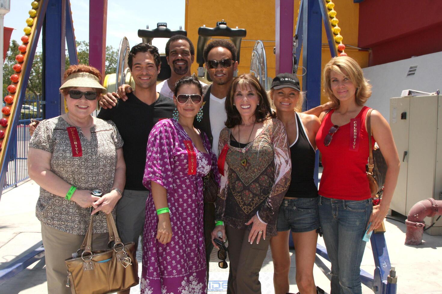 Patrika Darbo Steve Richard Harris Kristoff St John Christine Carlo Kiko Ellsworth Kate Linder  Jaycee Jule  at the Celebrity Miniature Golf Tourament at Boomers in Irvine CA  on  July 26 2009 2008 photo