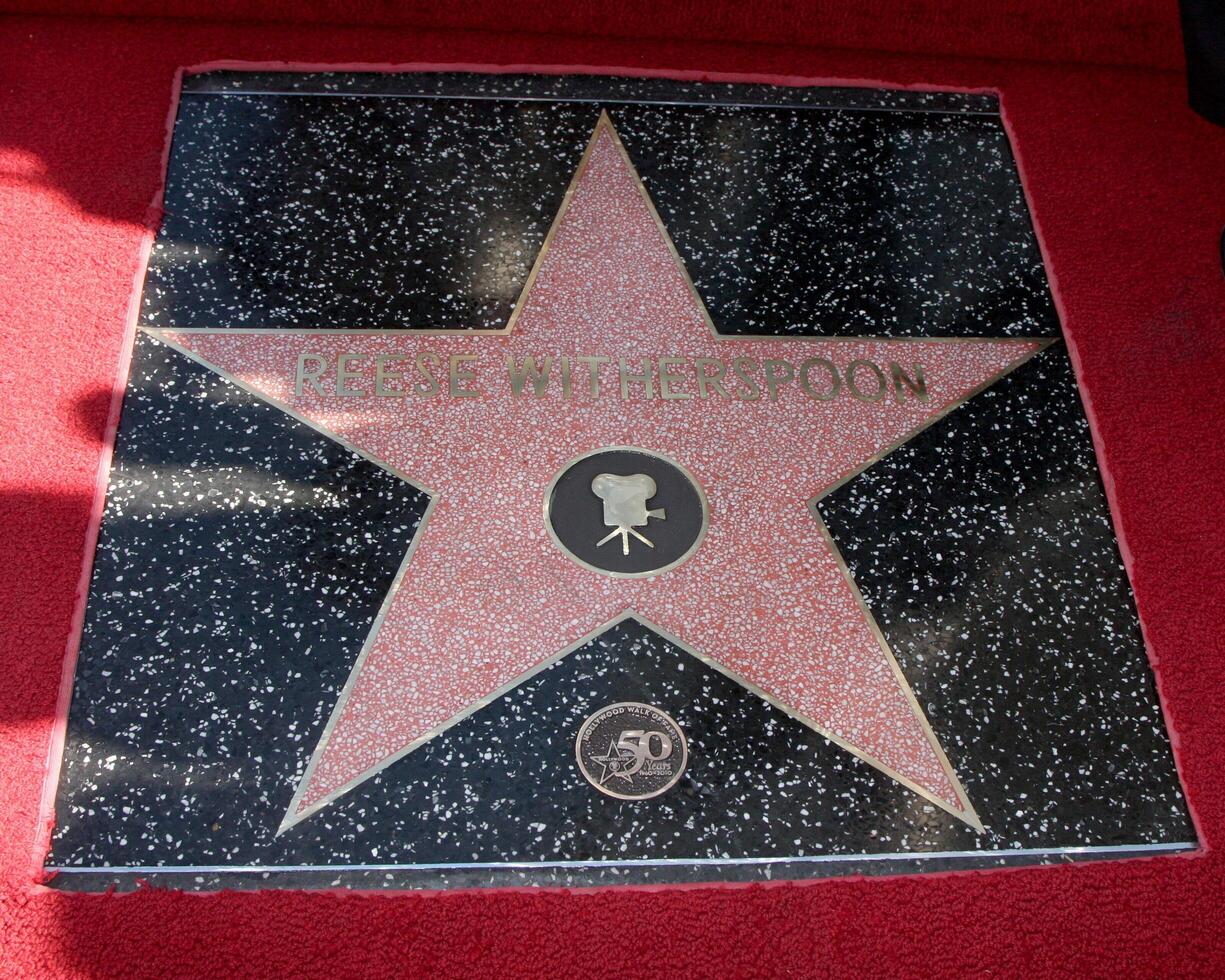 LOS ANGELES - DEC 1  Reese Witherspoon WOF Star at the Reese Witherspoon Hollywood Walk of Fame Star Ceremony at W Hotel Hollywood on December 1, 2010 in Los Angeles, CA photo