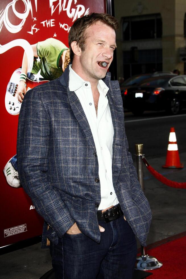 LOS ANGELES  JUL 27  Thomas Jane arrives at the Scott Pilgrim vs The World  World Premiere at Graumans Chinese on July27 2010 in Los Angeles CA photo