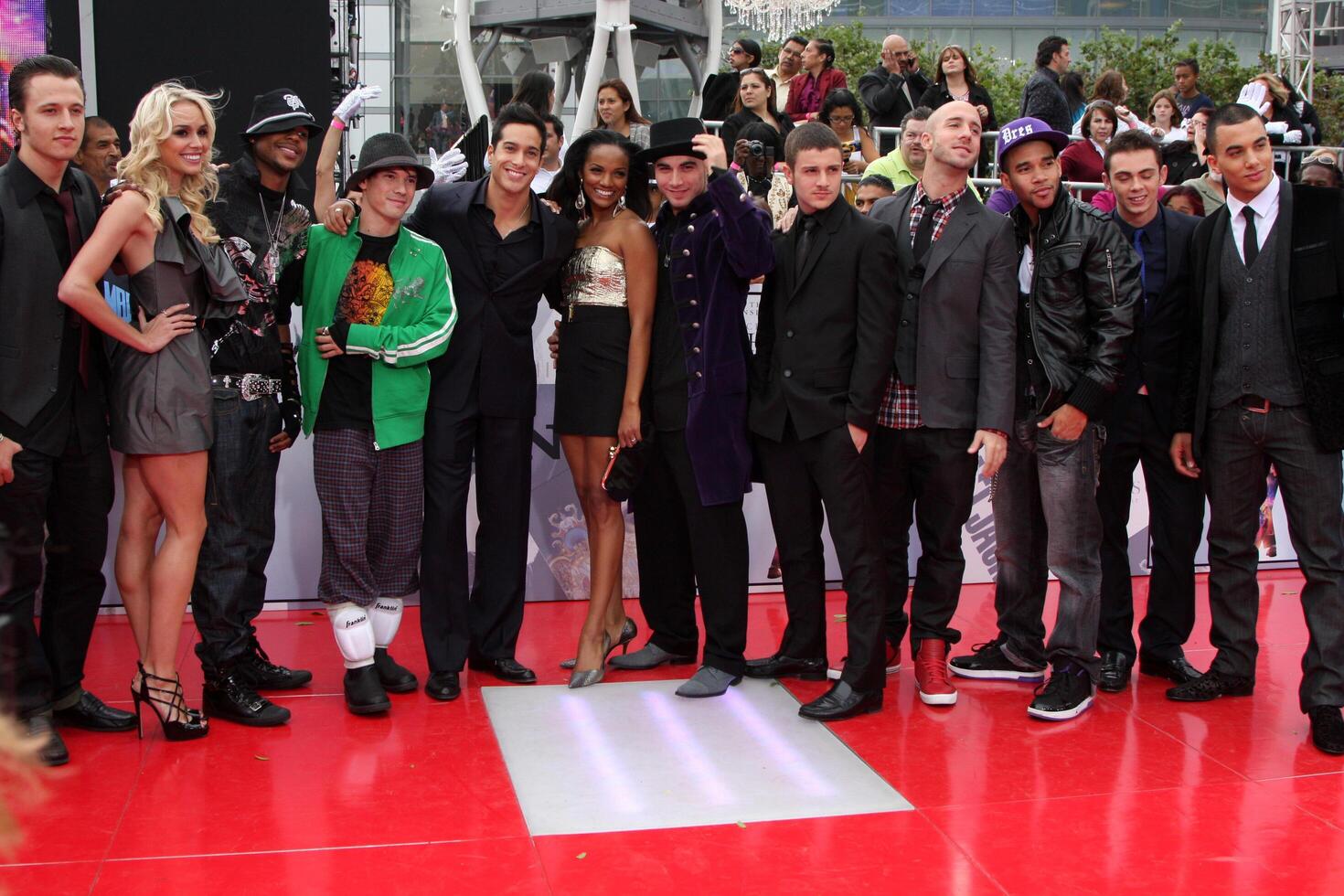 Dancers from This Is It arriving at the This is It Premiere Nokia Theater at LA Live Los Angeles,   CA October 27, 2009 photo