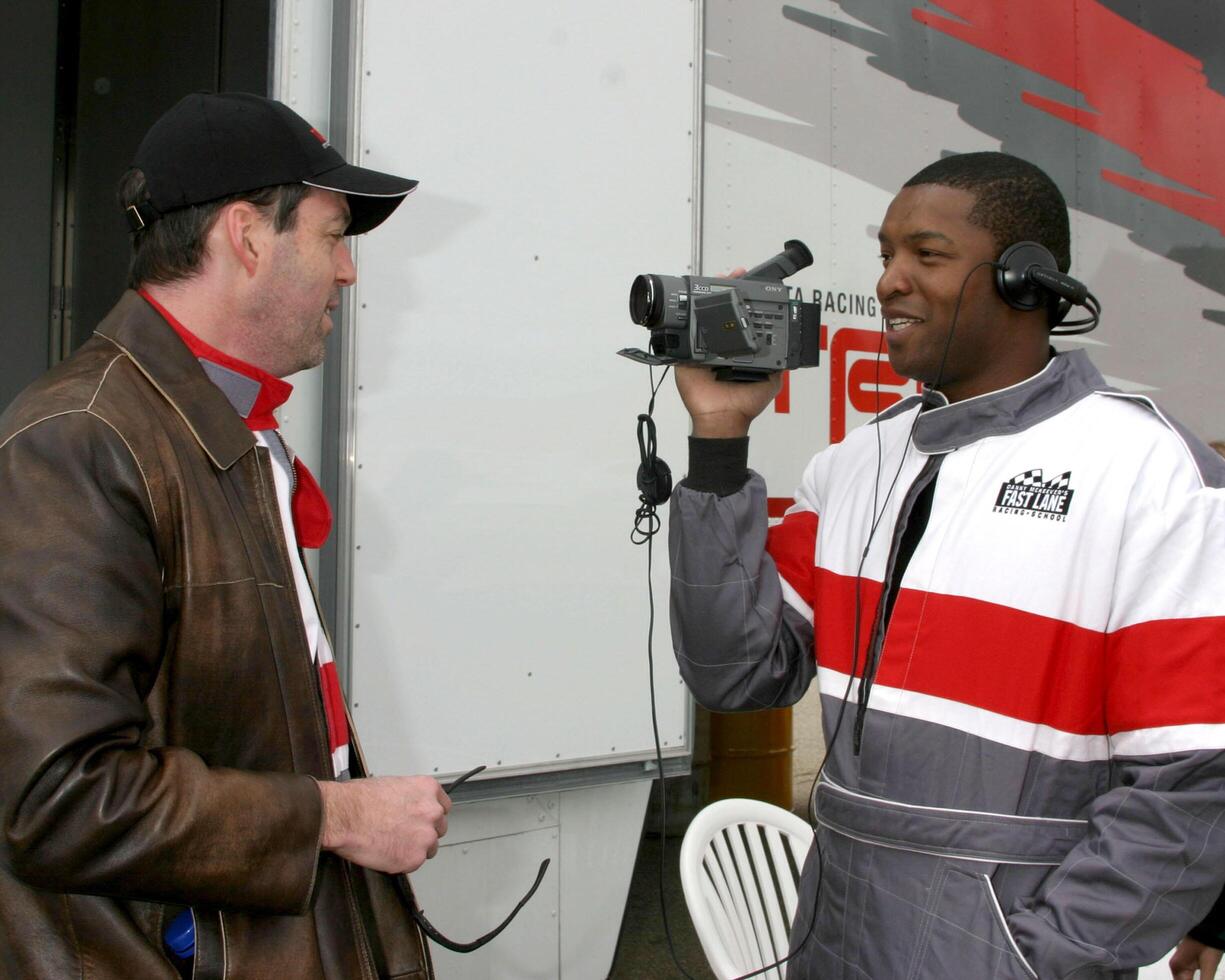Paul Caine Publisher, People Magazine Roger Cross Toyota Grand Prix ProCeleb Race Training  Willow Springs Racetrack Lancaster, CA March 11, 2006 photo