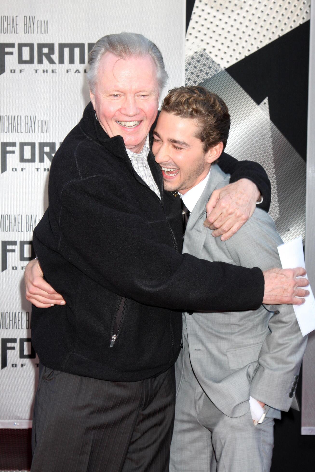 Jon Voight Shia LaBeouf arriving at the Transformers Revenge of the