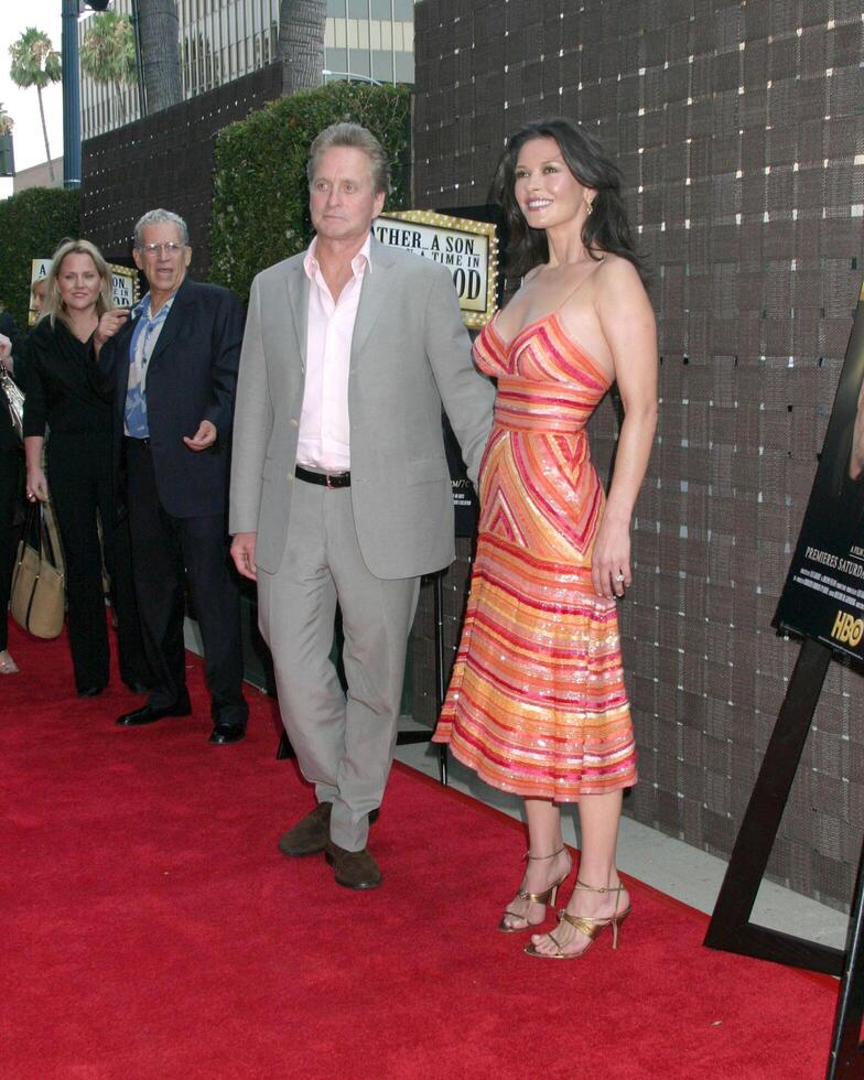 Michael Douglas Catherine Zeta-Jones A Father. . . A Son  Once Upon a Time in Hollywood Academy of Motion Picture Arts and Sciences Los Angeles, CA July 14, 2005 photo