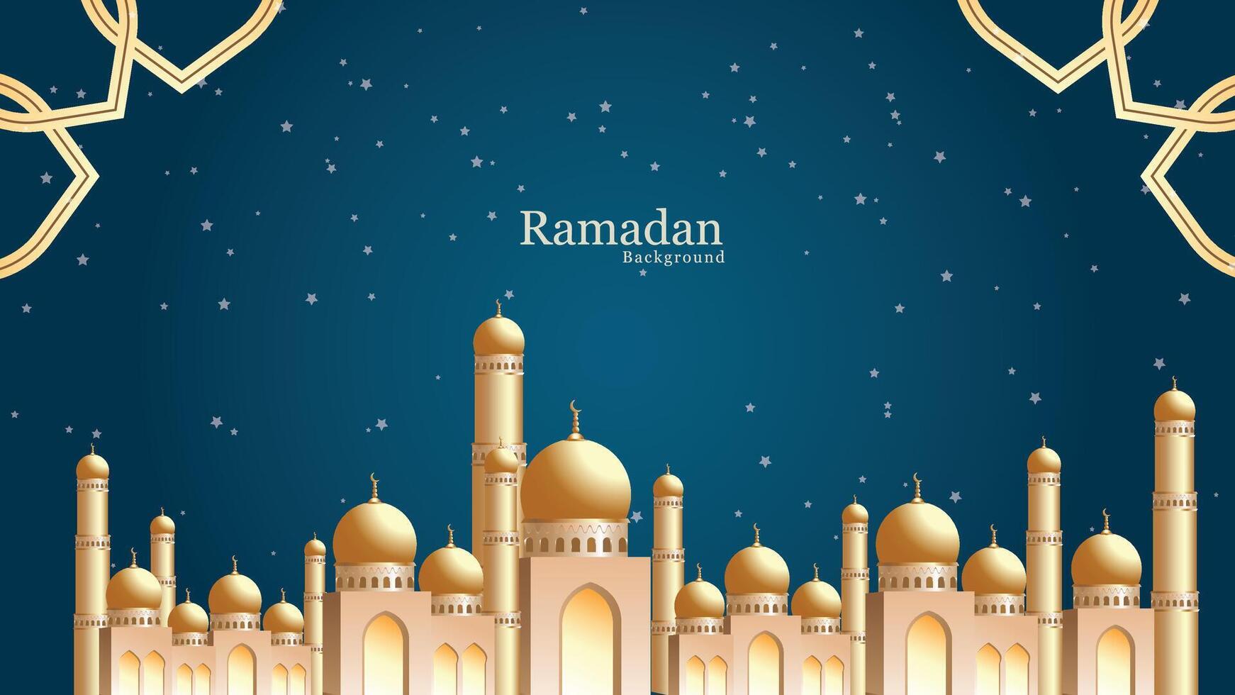 Ramadán kareem vector ilustración, Ramadán fiesta celebracion antecedentes