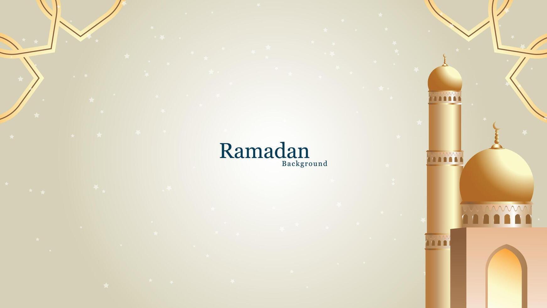 Ramadan kareem vector illustration, ramadan holiday celebration background