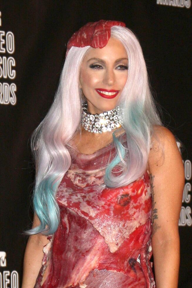 LOS ANGELES - SEP 12,  Lady Gaga arrives at the 2010 MTV Video Music Awards  at Nokia - LA Live on September 12, 2010 in Los Angeles, CA photo