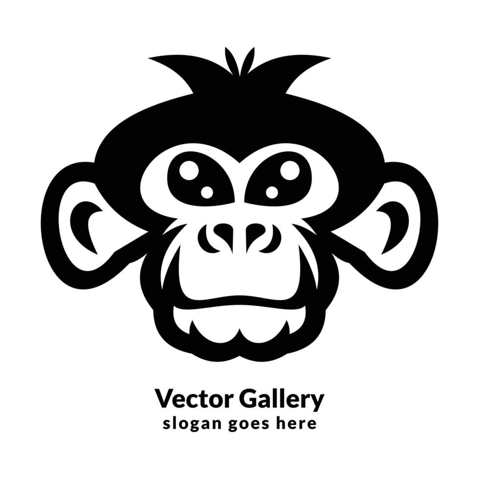 monkey logo illustration vector design