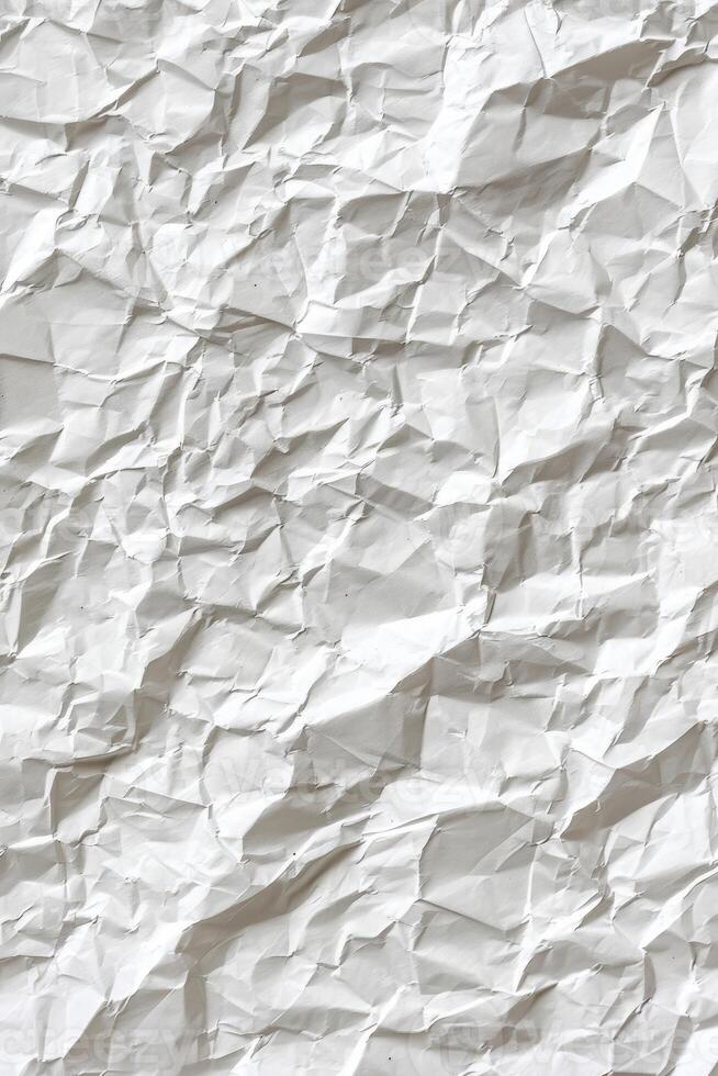 AI generated Natural White paper texture. photo