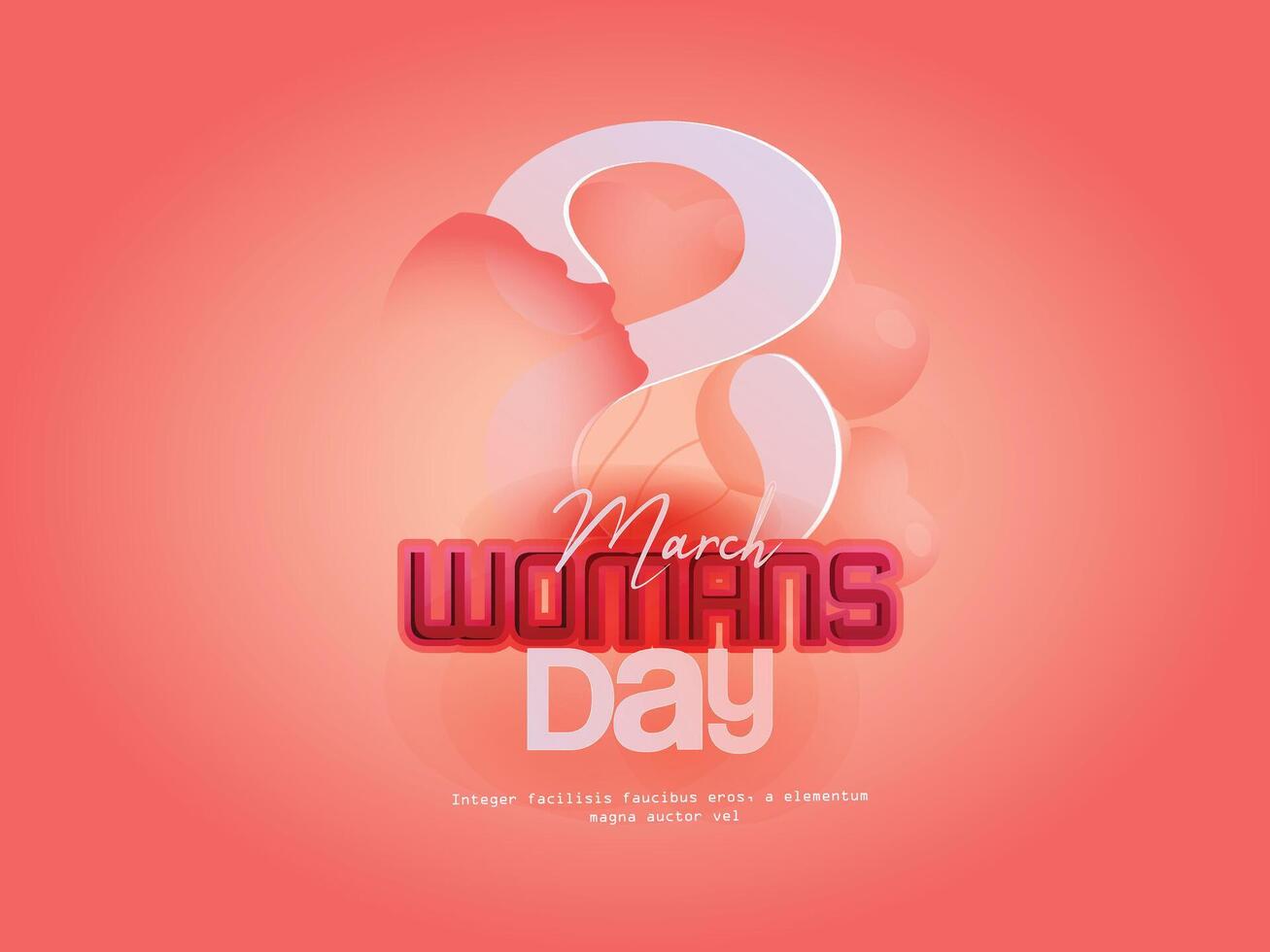 women's day banner. 8 march holiday background. Vector illustration for poster, greeting cards, booklets, promotional materials, website