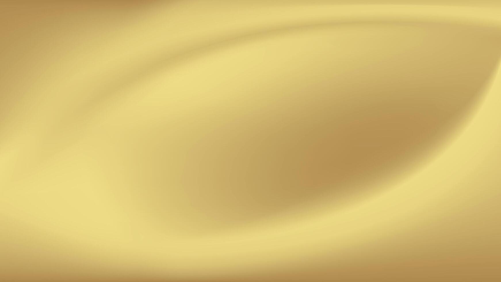 Gold abstract blurred gradient background. Vector illustration.