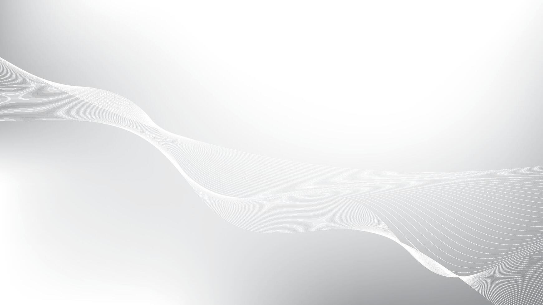 Abstract  white and gray color, modern design stripes background with wavy pattern. Vector illustration.