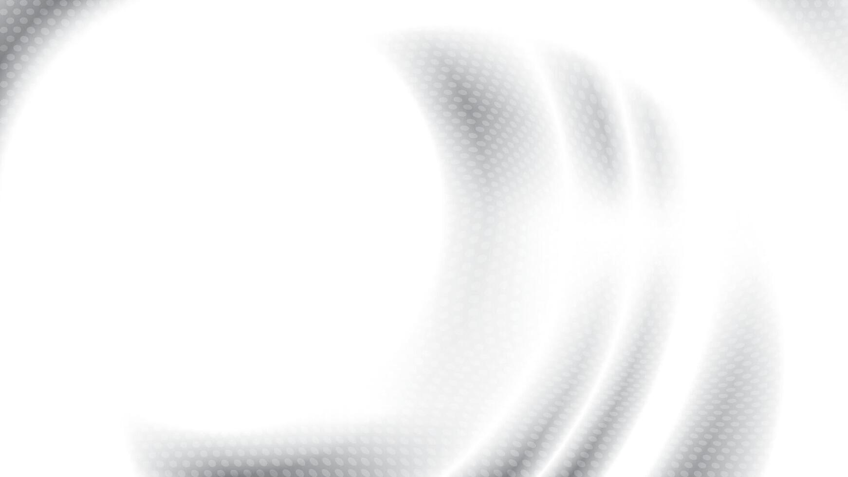 Abstract white and gray color background with halftone effect, dot pattern. Vector illustration.