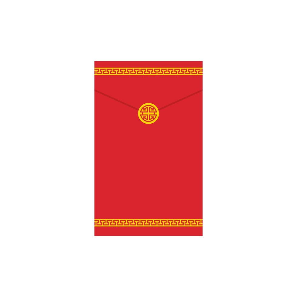 angpao sobre icono. hongbao rojo sobres colocar. vector colección de chino angpao regalos aislado. tradicional sobre, monedas, dinero para chino nuevo año, cumpleaños, Boda y otro vacaciones.