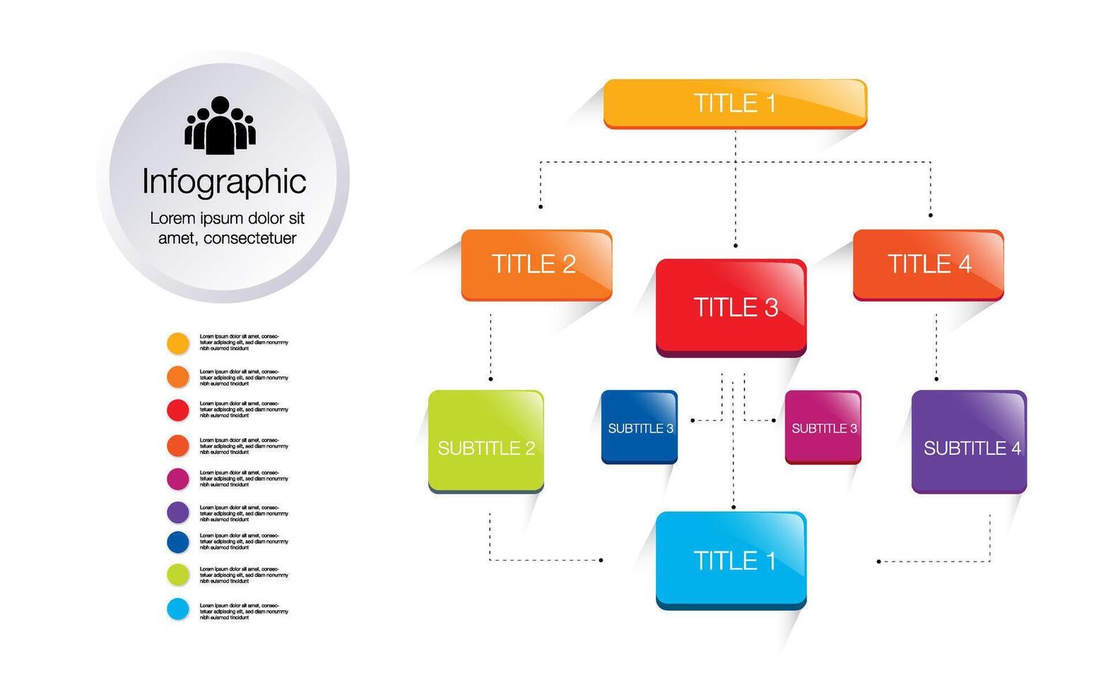 Infographic template step strategy plan key business vector