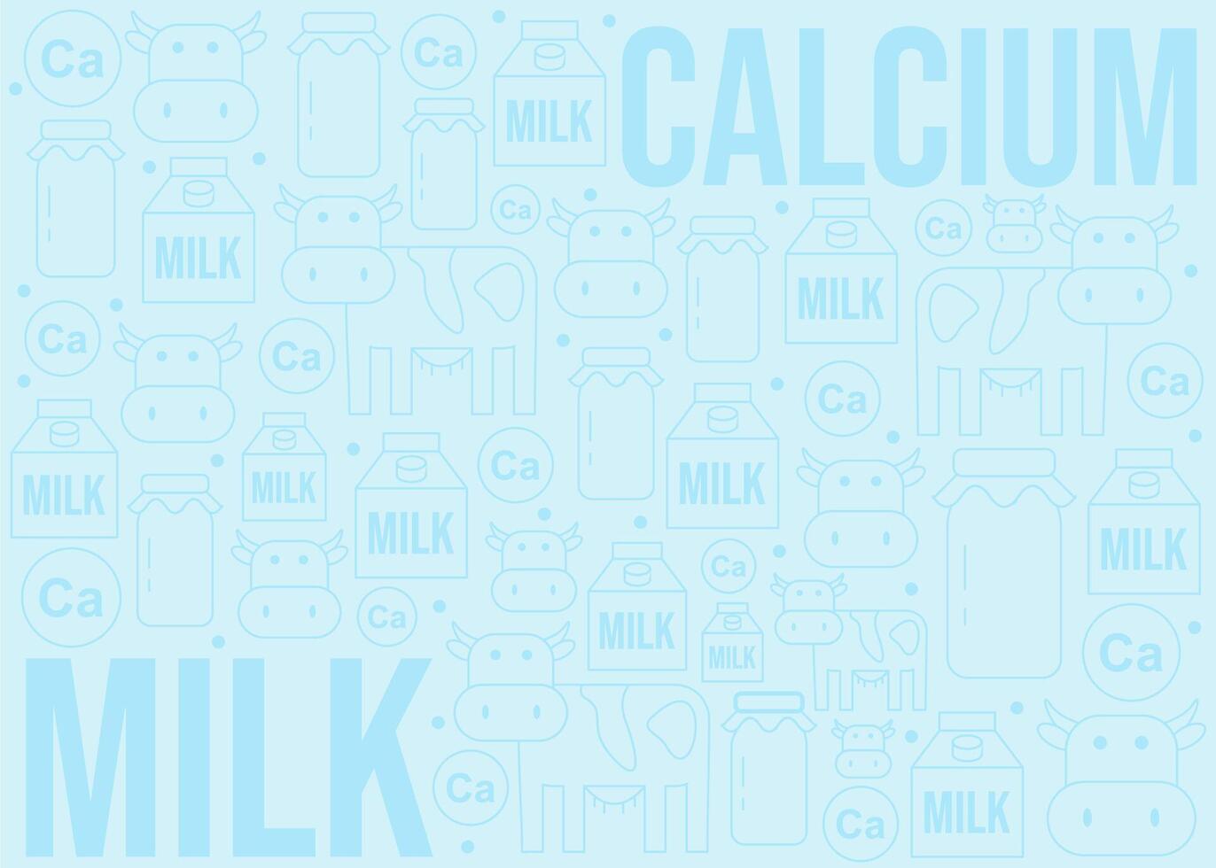 Milk pattern or background design vector