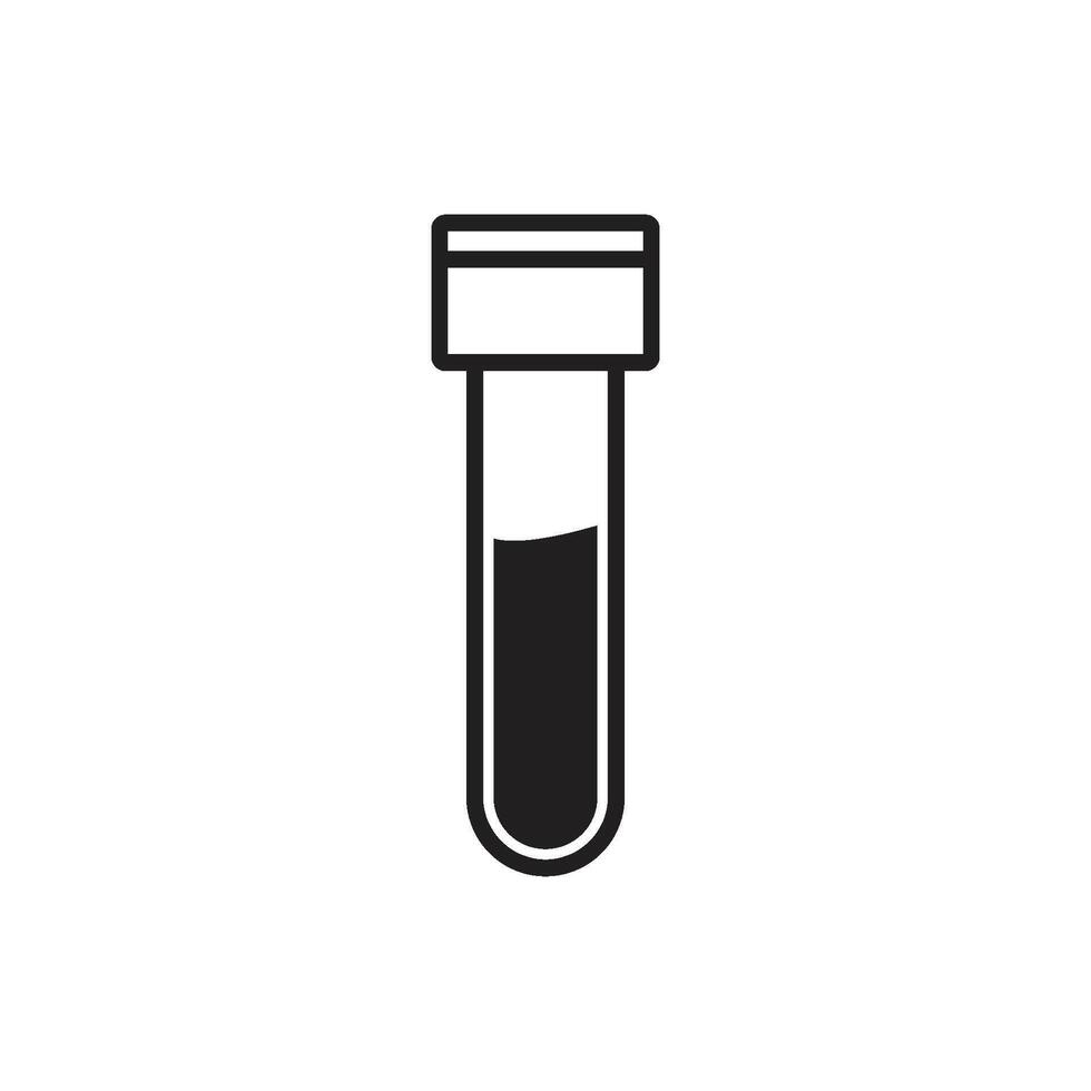 injection vial icon vector