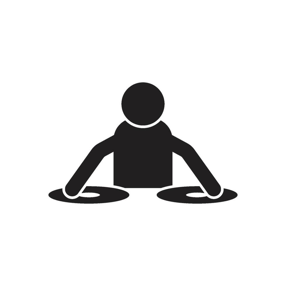 icon dj vector