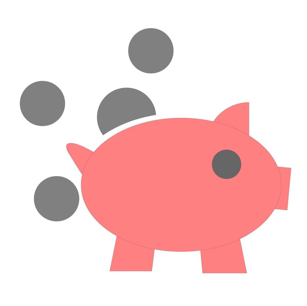 piggy bank vector