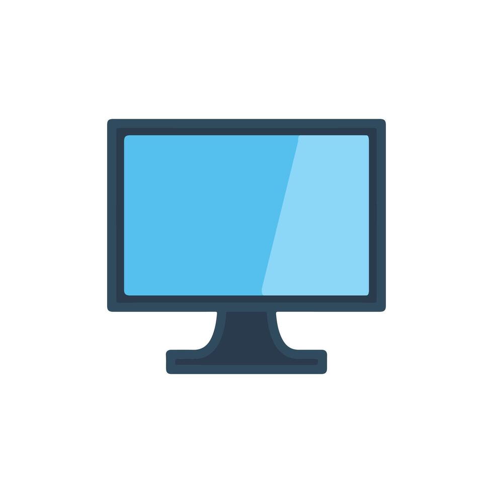 Computer Icon Vector. vector