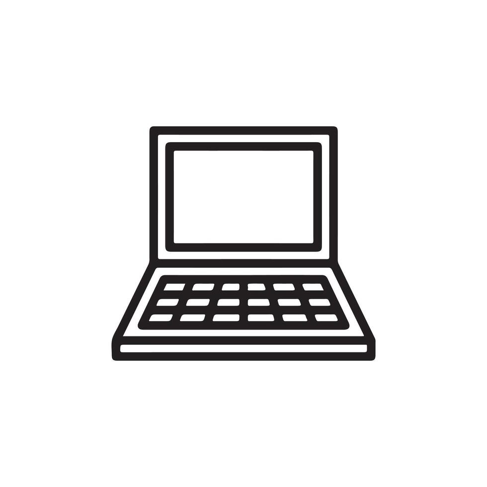 Computer Icon Vector. vector