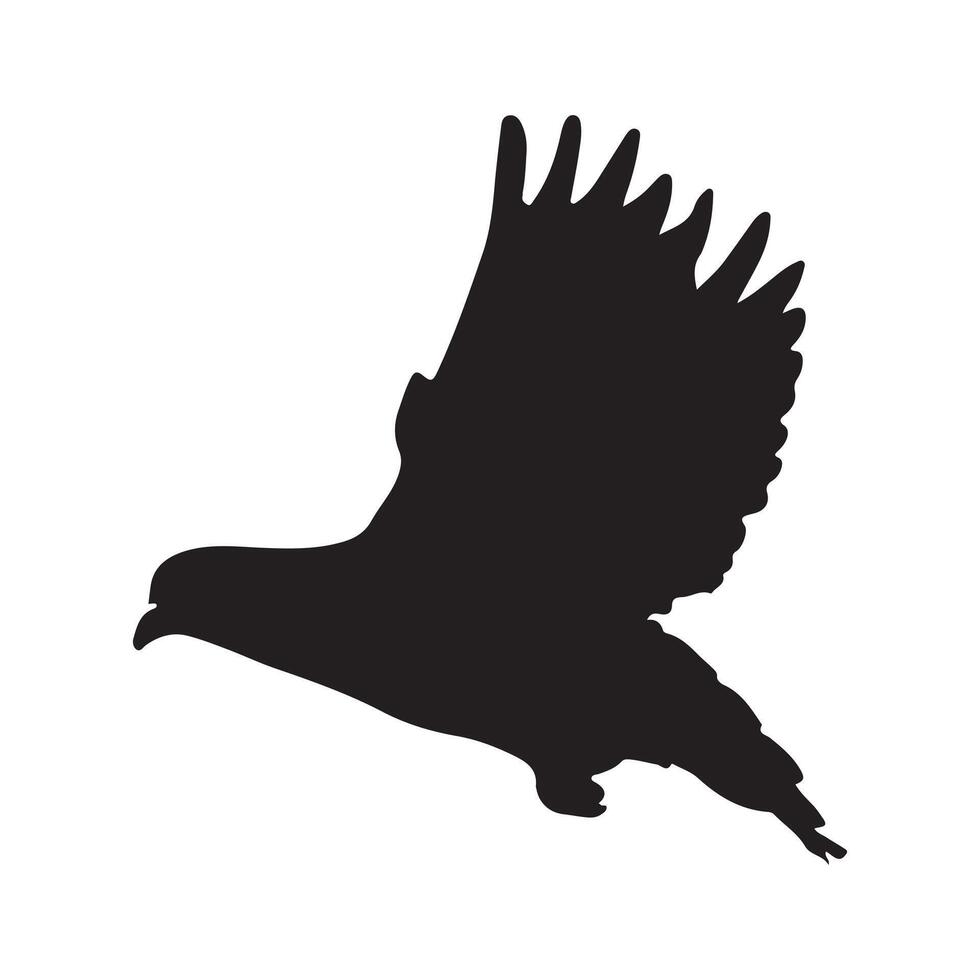 pájaro siluetas blanco antecedentes. vector ilustración
