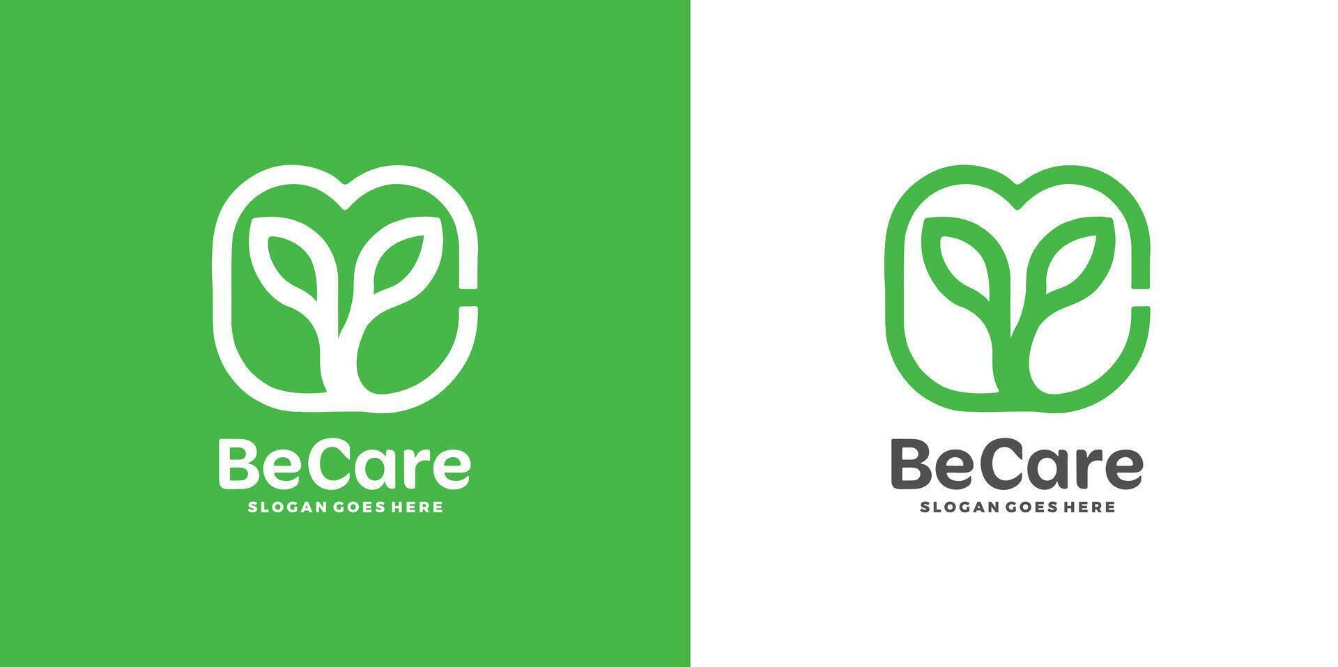 Heart icon and people love care logo design for Charity and support vector concept, love and happy life vector Pro Vector