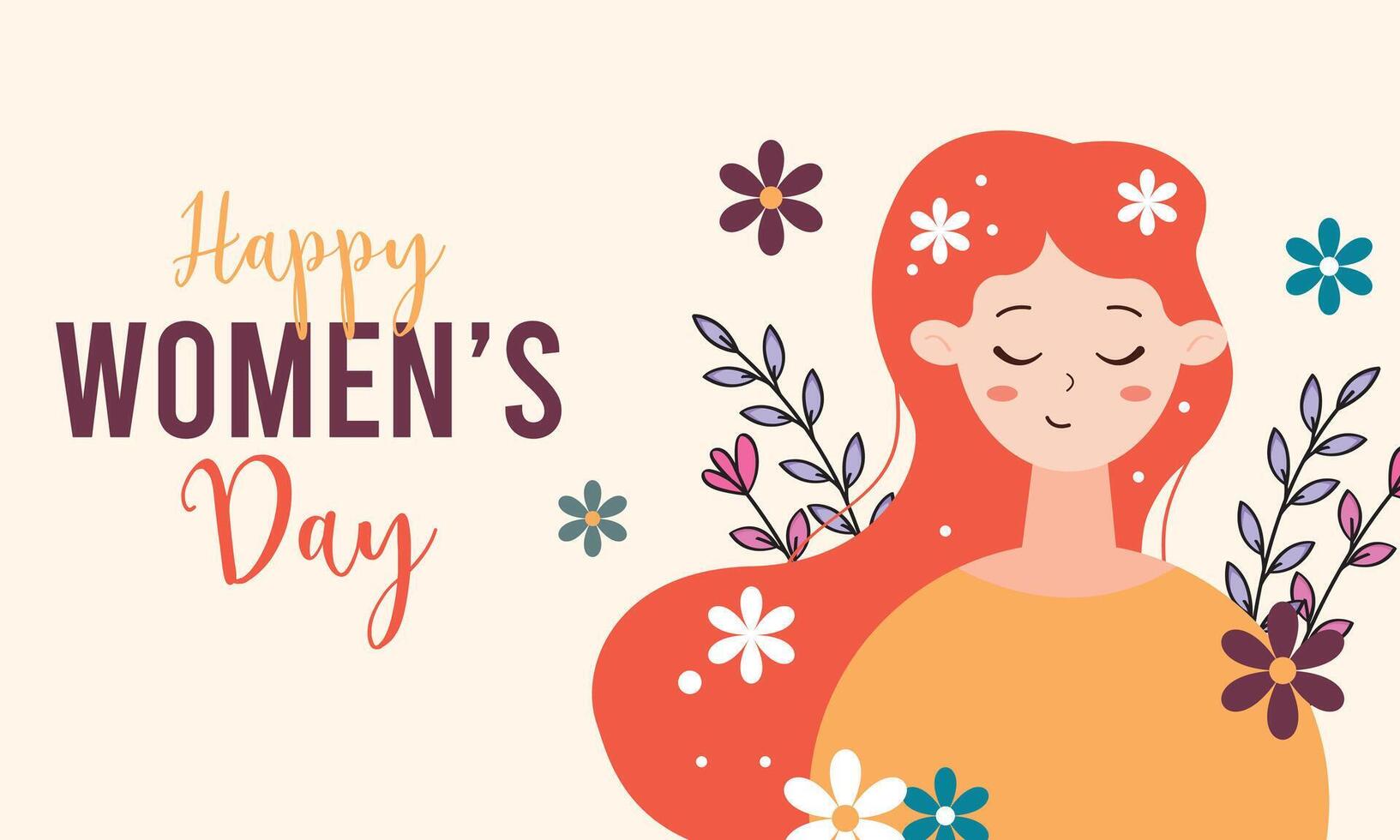 international women's day flat illustration vector