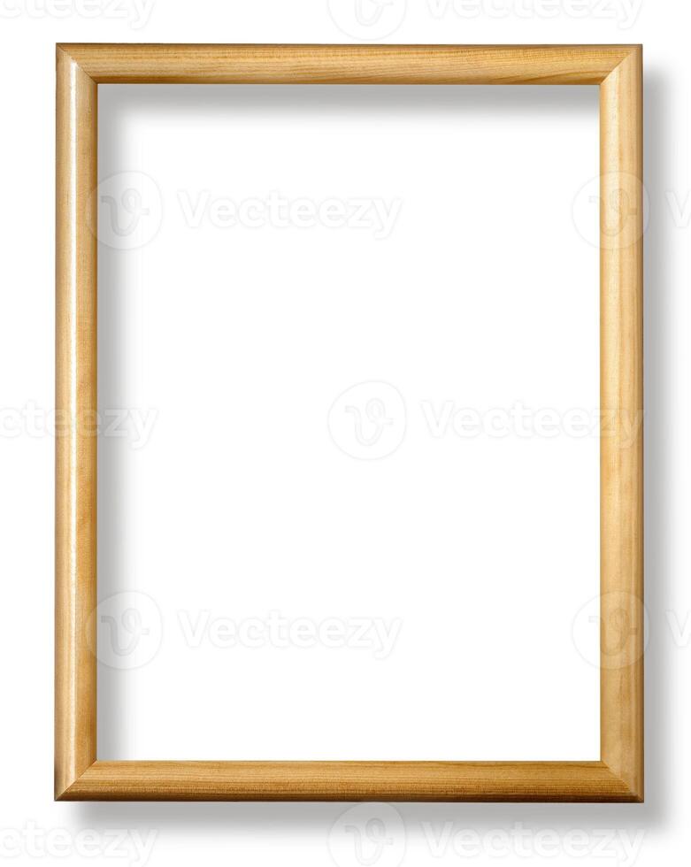 wooden frame isolated photo