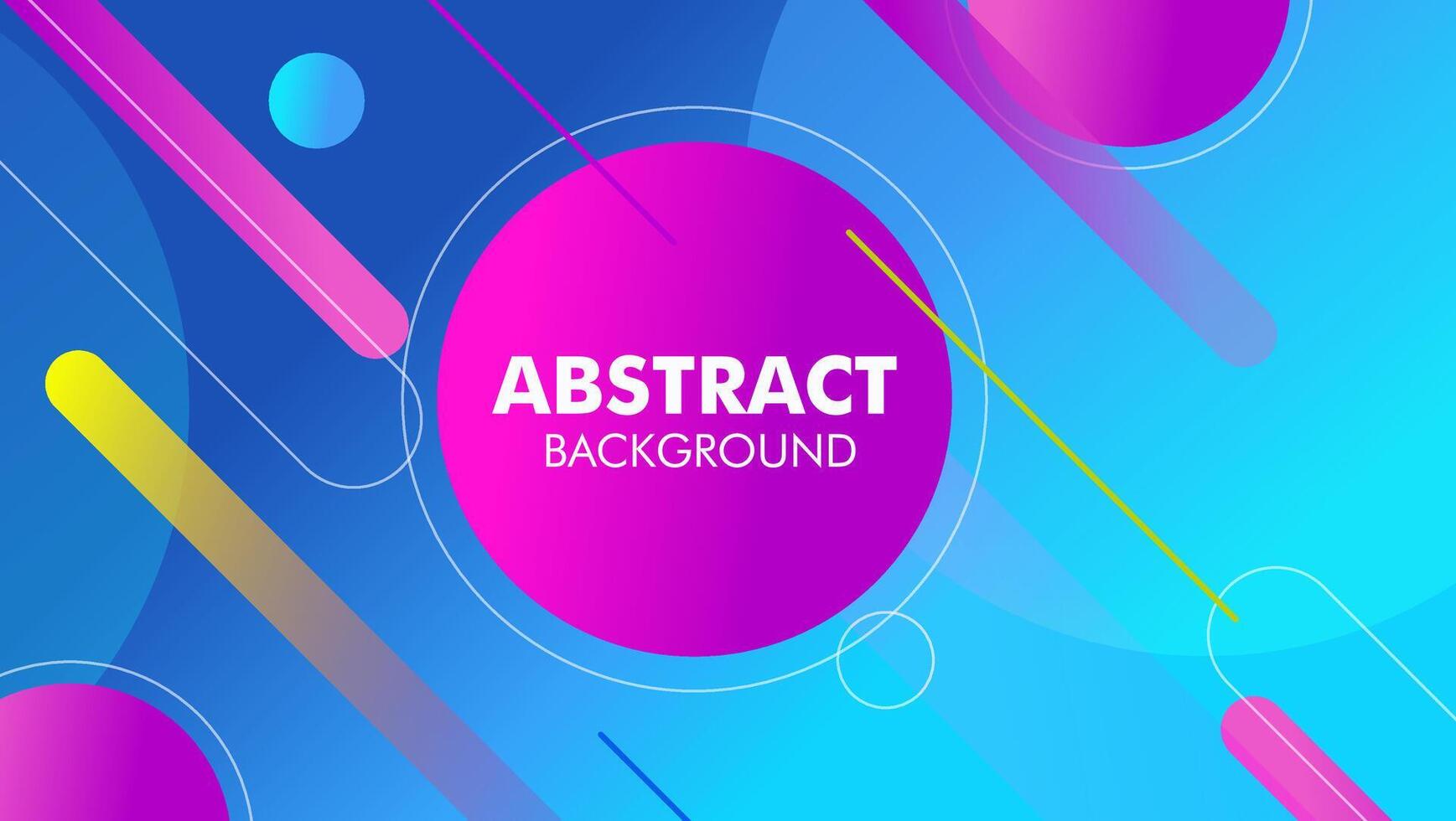 Modern gradient geometric abstract background vector