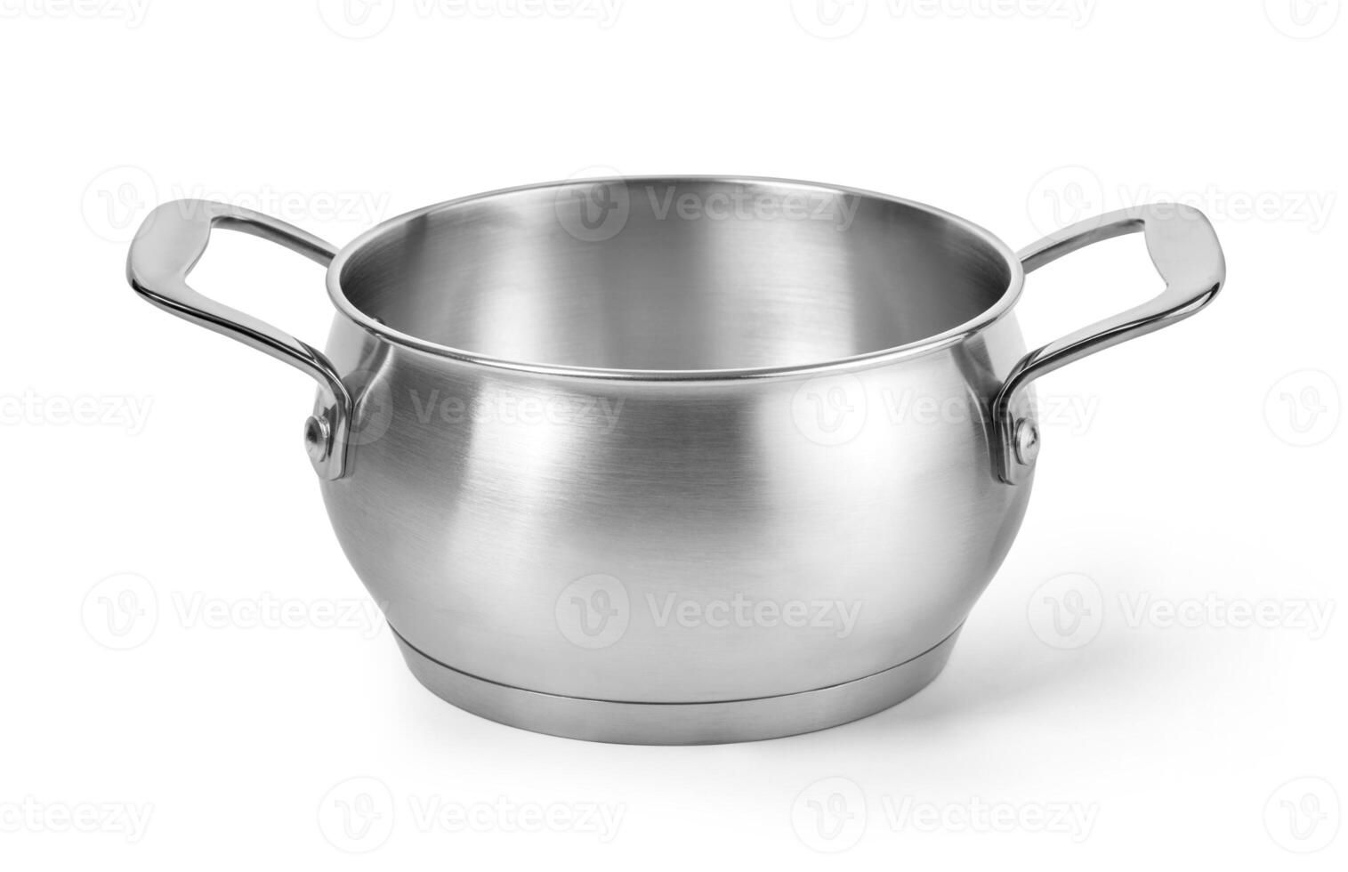 Stainless steel cooking pot photo