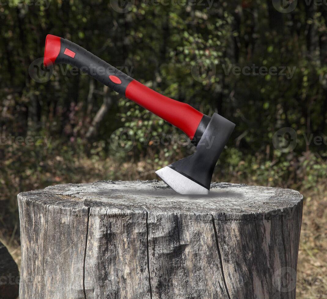 The wood chopper photo