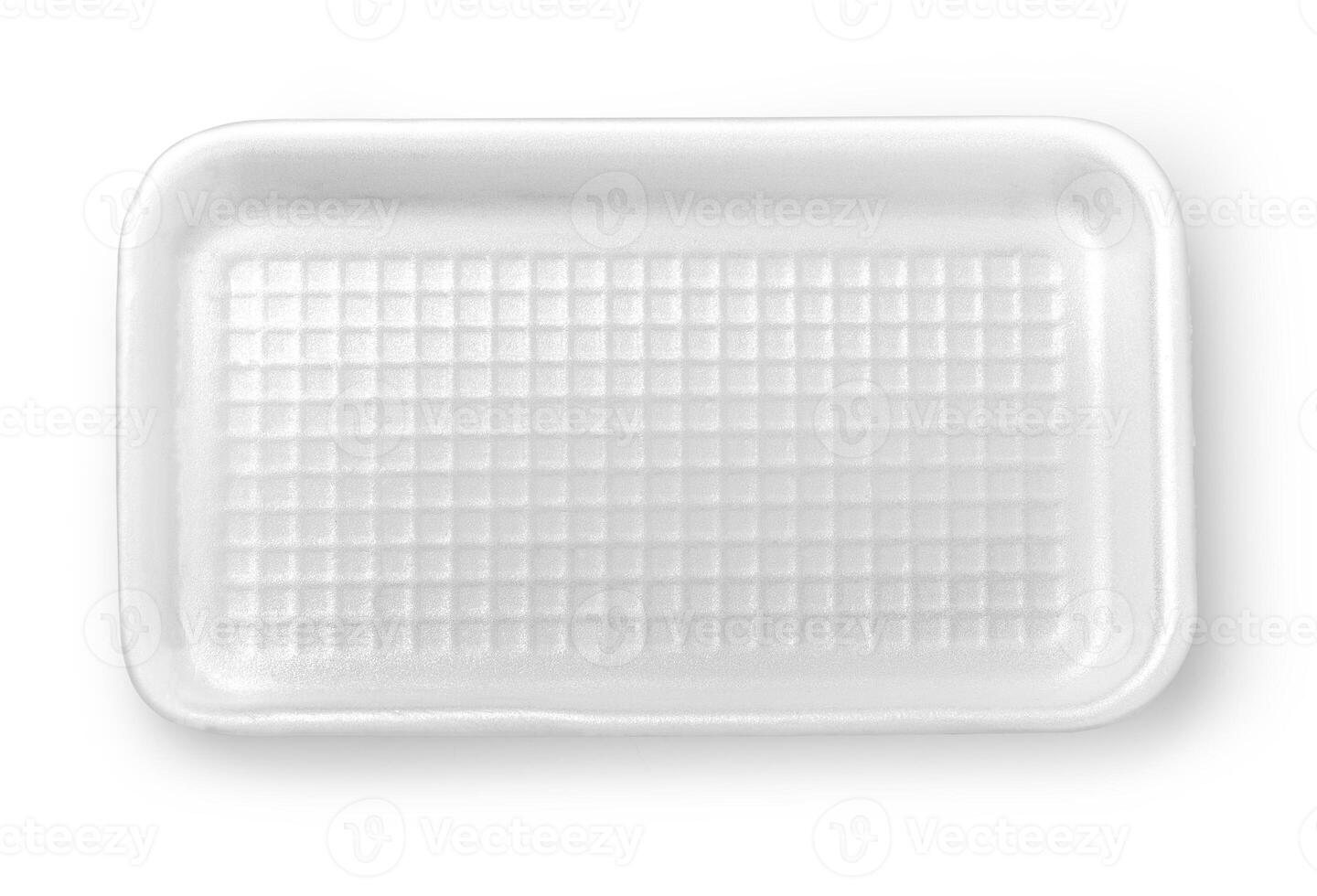 Plastic food box isolated photo