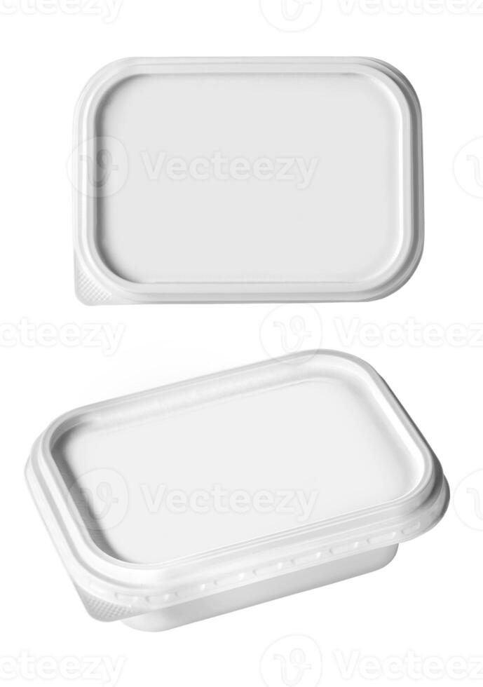 white plastic food container photo