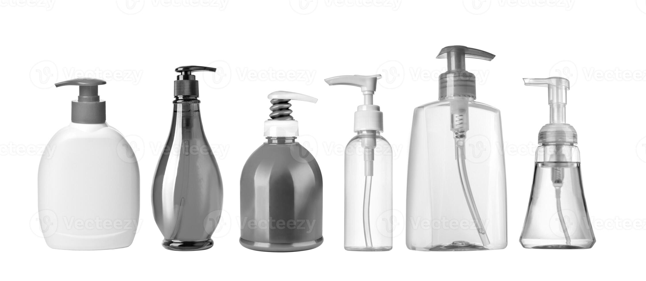 Cosmetic plastic bottle photo