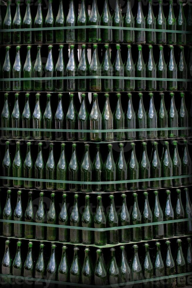 Wine Racks in an old Wine cellar photo