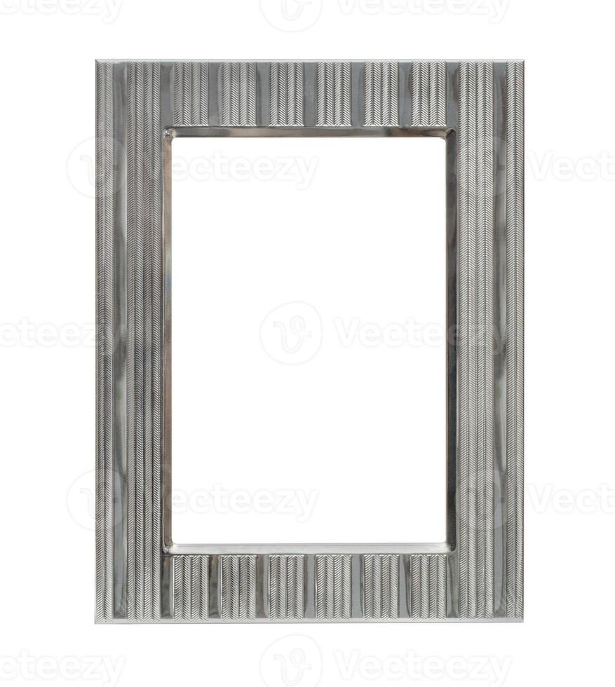 silver metal frame photo